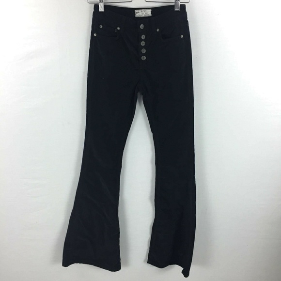 Free people soma velvet flare corduroy pants 25x33 - Picture 2 of 6
